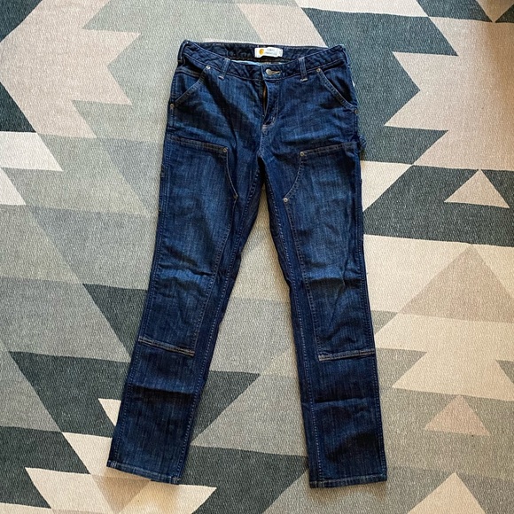 Carhartt Denim - Carhartt double front slim straight jean - size 10 Reg